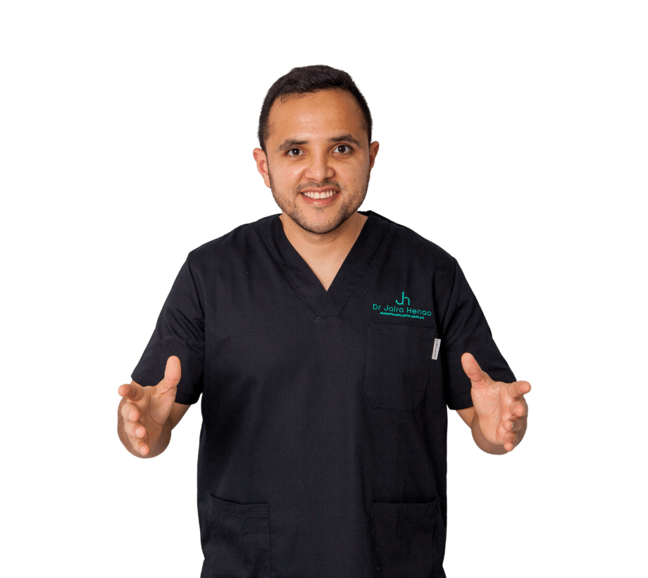 Injerto Capilar con técnica FUE - Dr Jairo Henao